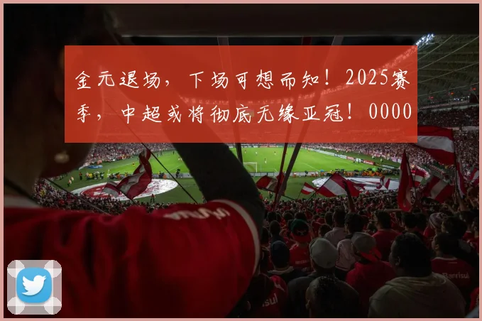 金元退场，下场可想而知！2025赛季，中超或将彻底无缘亚冠！0000644