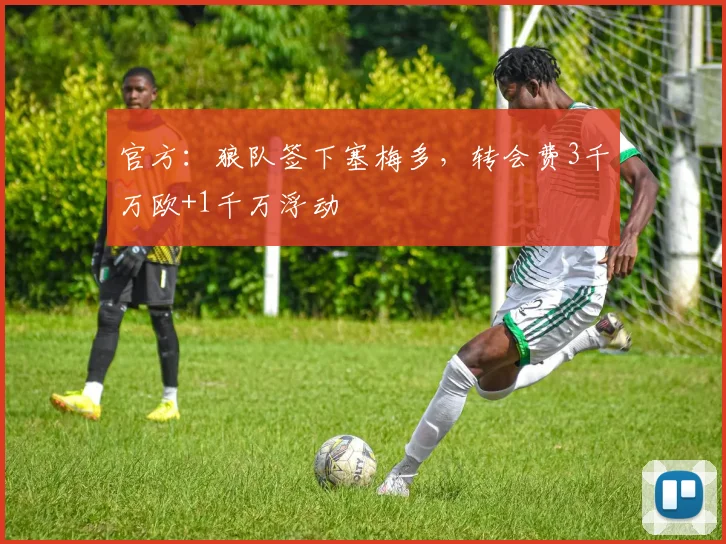 官方：狼队签下塞梅多，转会费3千万欧+1千万浮动